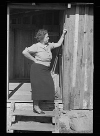 [Untitled photo, possibly related to: Schoolteacher at Corbin Hollow, Shenandoah National Park, Virginia]. Sourced from the Library of Congress.