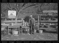 [Untitled photo, possibly related to: A cider and apple stand on the Lee Highway, Shenandoah National Park, Virginia]. Sourced from the Library of Congress.