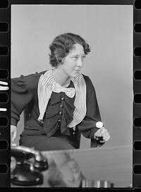Miss Grace E. Falke, executive assistant. Sourced from the Library of Congress.
