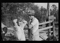 [Untitled photo, possibly related to: Resettled farmer who has failed to cooperate with Wolf Creek Farm Project, Georgia]. Sourced from the Library of Congress.