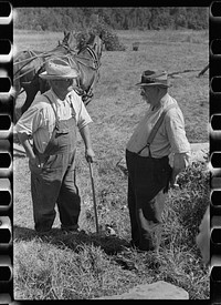 Mr. Kinney and Mr. Carpenter, Eden Mills, Vermont. Sourced from the Library of Congress.