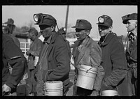 Coal miners, Birmingham, Alabama. Sourced from the Library of Congress.