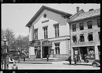 [Street scene, Brattleboro, Vermont]. Sourced from the Library of Congress.