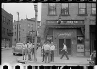 Street scene, Aliquippa, Pennsylvania. Sourced from the Library of Congress.