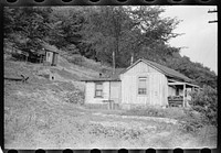 Home of steelworker who gets vegetables from his own garden. Midlands, Pennsylvania. Sourced from the Library of Congress.