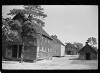 [Untitled photo, possibly related to: Barracks housing cranberry pickers, Burlington County, New Jersey]. Sourced from the Library of Congress.
