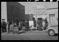 Furniture auction, Hagerstown, Maryland. Sourced from the Library of Congress.