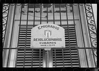 Cuban Revolutionary Society, Key West, Florida. Sourced from the Library of Congress.