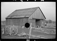 [Untitled photo, possibly related to: Barn in which unemployed miner lives, Herrin, Illinois]. Sourced from the Library of Congress.