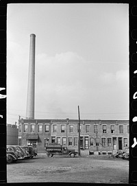 Homes near the coke plant, Camden, New Jersey. Sourced from the Library of Congress.