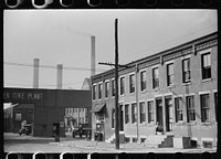 [Untitled photo, possibly related to: Homes near the coke plant, Camden, New Jersey]. Sourced from the Library of Congress.