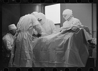 [Untitled photo, possibly related to: Operation, Herrin Hospital (private), Herrin, Illinois]. Sourced from the Library of Congress.