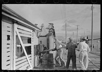 [Untitled photo, possibly related to: Volunteer fire department in action, Terry, Montana]. Sourced from the Library of Congress.