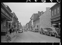 Main street, Winchester, Virginia. Sourced from the Library of Congress.