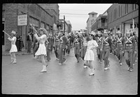 [Untitled photo, possibly related to: High school band, Charro Days parade, Brownsville, Texas]. Sourced from the Library of Congress.