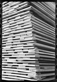 [Untitled photo, possibly related to: Cut boards, Garrett County, Maryland]. Sourced from the Library of Congress.