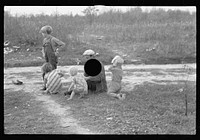 [Untitled photo, possibly related to: Home of a family of ten that has been on relief for eighteen months, Brown County, Indiana]. Sourced from the Library of Congress.