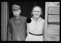 [Untitled photo, possibly related to: Wife of a prospective client, Brown County, Indiana. Husband and wife will be resettled on new land when their property has been purchased by the government]. Sourced from the Library of Congress.