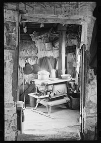 Interior of rehabilitation client's house, Jackson, Ohio. Sourced from the Library of Congress.