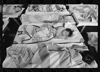 [Untitled photo, possibly related to: Midday nap, nursery school, FSA (Farm Security Administration) camp, Harlingen, Texas]. Sourced from the Library of Congress.