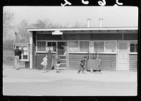 Community store, FSA (Farm Security Administration) camp, Weslaco, Texas. Sourced from the Library of Congress.