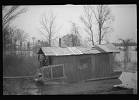 [Untitled photo, possibly related to: A family flooded out built themselves this ark, Marianna, Arkansas]. Sourced from the Library of Congress.