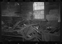 [Untitled photo, possibly related to: Interior of house demolished by flood of 1937, Smithland, Kentucky]. Sourced from the Library of Congress.