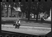 [Untitled photo, possibly related to: Street scene, Manchester, New Hampshire]. Sourced from the Library of Congress.