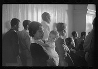 [Untitled photo, possibly related to: Audience during the trial of the Nationalists, Ponce, Puerto Rico]. Sourced from the Library of Congress.