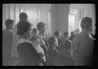 Audience during the trial of the Nationalists, Ponce, Puerto Rico. Sourced from the Library of Congress.