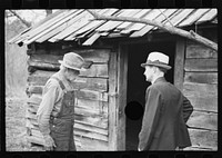 [Untitled photo, possibly related to: Eighty-three year old settler to be resettled, near Chillicothe, Ohio]. Sourced from the Library of Congress.