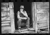 [Untitled photo, possibly related to: Eighty-three year old settler to be resettled, near Chillicothe, Ohio]. Sourced from the Library of Congress.