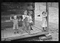 [Untitled photo, possibly related to: Younger part of a family of ten to be resettled on Ross-Hocking Land Project near Chillicothe, Ohio]. Sourced from the Library of Congress.