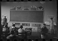 [Untitled photo, possibly related to: Grade school children in period of free activity at Reedsville, West Virginia]. Sourced from the Library of Congress.