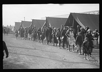 [Untitled photo, possibly related to:  refugees from the flood of February 1937 in camp at Forrest City, Arkansas]. Sourced from the Library of Congress.