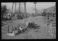 [Untitled photo, possibly related to: Household goods and personal effects rescued from the path of the flood and brought to the camp at Forrest City, Arkansas]. Sourced from the Library of Congress.