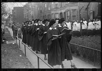 [Untitled photo, possibly related to: Easter procession outside of fashionable  church, Black Belt, Chicago, Illinois]. Sourced from the Library of Congress.