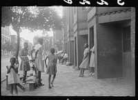 Street scene,  section, Washington, D.C.. Sourced from the Library of Congress.