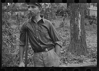 [Untitled photo, possibly related to: Crippled miner, Westmoreland, County, Pennsylvania]. Sourced from the Library of Congress.