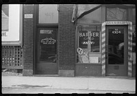 [Untitled photo, possibly related to: Entrance to  professional building, 47th Street, Chicago, Illinois]. Sourced from the Library of Congress.