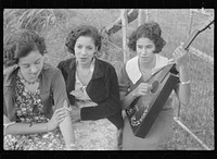 Creole girls, Plaquemines Parish, Louisiana. Sourced from the Library of Congress.