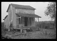 Home of sharecroppers, Arkansas. Sourced from the Library of Congress.