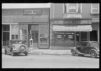 Stores in the city, Plain City, Ohio. Sourced from the Library of Congress.