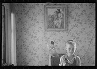 Son of Mr. Thaxton, farmer, in Thaxton farmhouse, near Mechanicsburg, Ohio. Sourced from the Library of Congress.