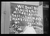 Secondhand furniture store, Springfield, Ohio. Sourced from the Library of Congress.