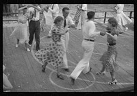 [Untitled photo, possibly related to: Square dance, Skyline Farms, Alabama]. Sourced from the Library of Congress.