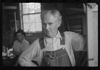 [Untitled photo, possibly related to: Cabinet maker, Skyline Farms, Alabama]. Sourced from the Library of Congress.