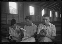 [Untitled photo, possibly related to: Sunday school, Penderlea Homesteads, North Carolina]. Sourced from the Library of Congress.