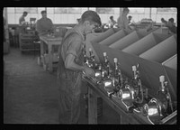 [Untitled photo, possibly related to: Vacuum cleaner factory, Arthurdale, West Virginia]. Sourced from the Library of Congress.