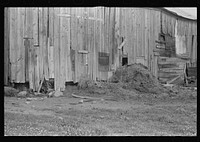 Detail of farm on Route 40 central Ohio (see general caption). Sourced from the Library of Congress.